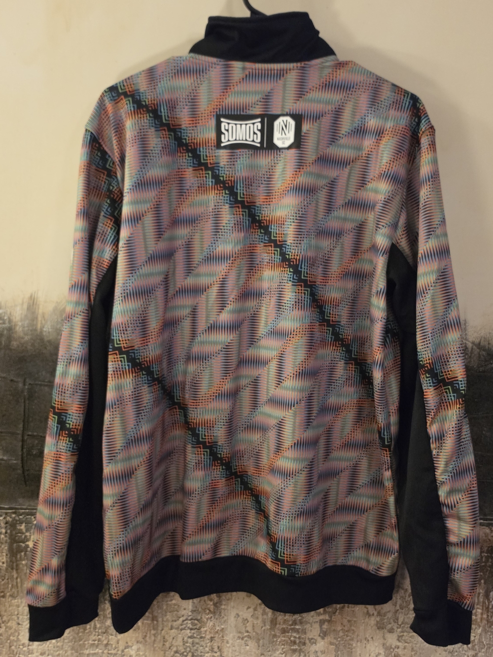 Adidas Men’s Multicolor Pattern Track Jacket - Picture 3 of 7